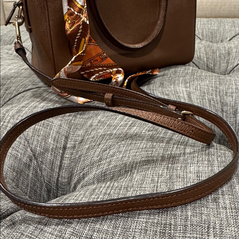 Coach Bennett Satchel with Vibrant Scarf - Picture 13 of 16